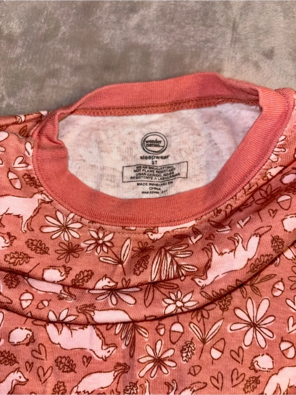 3T Girls Pajama Lot (Disney, Old Navy, Wonder Nation) Long sleeve Minnie Mouse